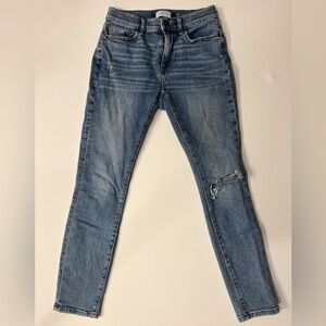 Loft woman’s jeans!! For small petite woman. THEY ARE NOT DIRTYY!